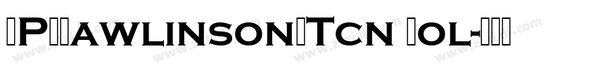 NPSRawlinsonOTcn Bol字体转换